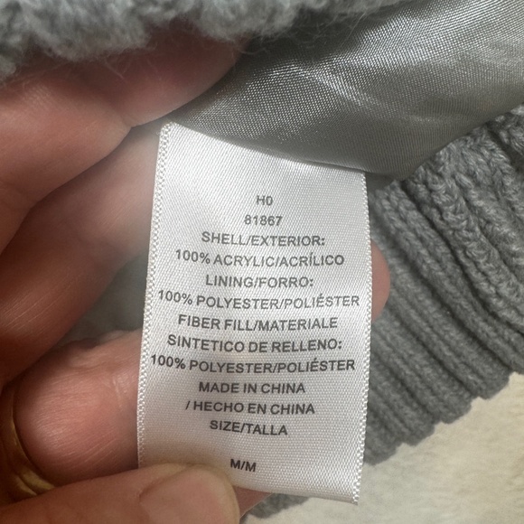 US Polo Assn. Sweater Vest Womens Size Medium Gray Knit Hooded Cowgirl - Picture 4 of 8